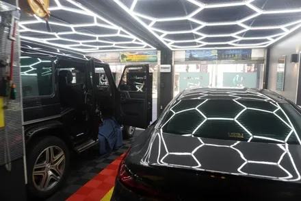 [벤츠내비게이션AS 캡틴홍] 벤츠 G바겐 G63AMG 모니터 교체 내비게이션 12.3인치 국산 M2C200A플러스 안드로이드셋탑 AUX연결 데이터나눠쓰기 유심 화웨이라우터 연결