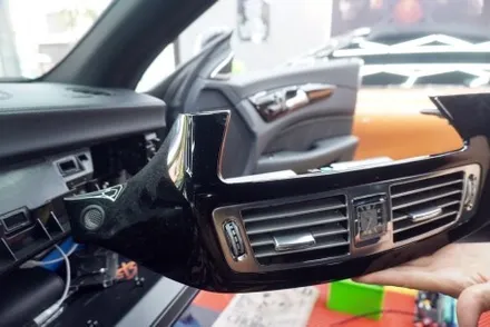 벤츠 CLS 63AMG 12.3인치 안드로이드올인원 내비게이션 모니터 교체 시공 공장세팅 비밀 번호 1314 제품 입니다