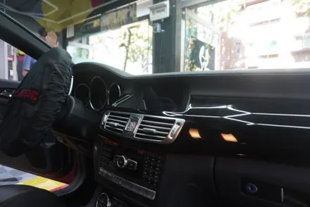 벤츠 CLS 63AMG 12.3인치 안드로이드올인원 내비게이션 모니터 교체 시공 공장세팅 비밀 번호 1314 제품 입니다