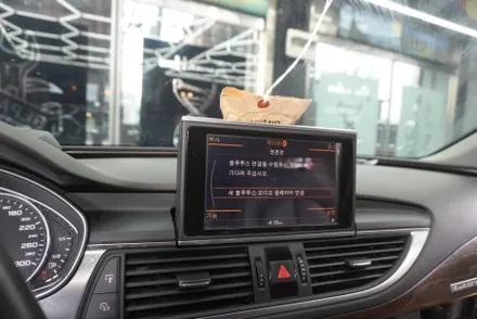 아우디 A7 알리익스프레스 구입 카플레이 안드로이드오토 직접 자가 설치 작업 중 오작동 문제 캡틴홍 SOS 재작업 도전