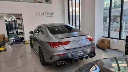 벤츠 CLA 45AMG 차량에 순정 어라운드뷰, 반자율확장코딩 시공 / 서울 중랑