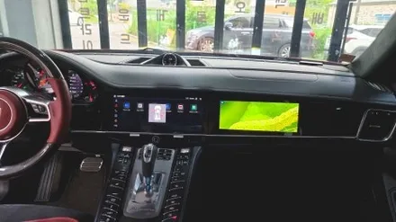 파나메라970 GTS 차량에 듀얼 안드로이드올인원 시공 / 서울 중랑