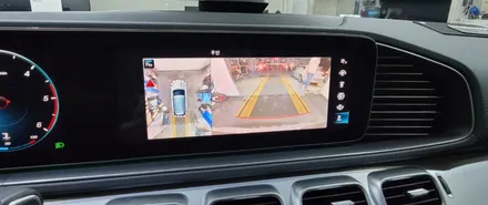 벤츠 GLE300 차량에 순정 어라운드뷰 레트로핏 시공 / 성남,분당,판교