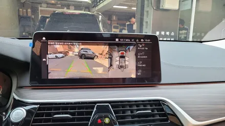 BMW 6GT 순정 서라운드뷰 시공과 에프터 제품 시공 비교 / 성남,분당,판교