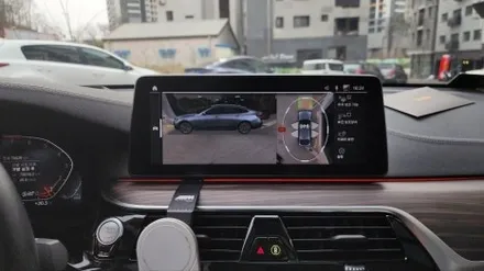 BMW 6GT 차량에 순정 서라운드뷰 (어라운드뷰) 시공 / 서울 중랑