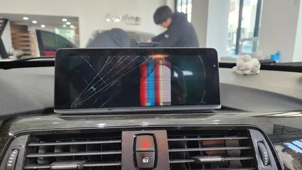 BMW 3GT 순정모니터 파손으로 인한 안드로이드모니터 교체 시공 / 성남,분당,판교