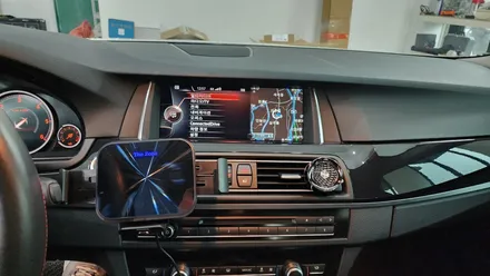 BMW 5시리즈 F10에 12.3인치 8코어 CPU 8G 램 안드로이드 올인원 시공