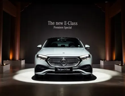 신형 벤츠E300 4M AMG Line에 빠진 발광 라디에이터 그릴 시공 / 성남,분당,판교
