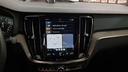 볼보 S60 무선 안드로이드 오토 & 무선 카플레이 풀화면 작업 / 서울 중랑