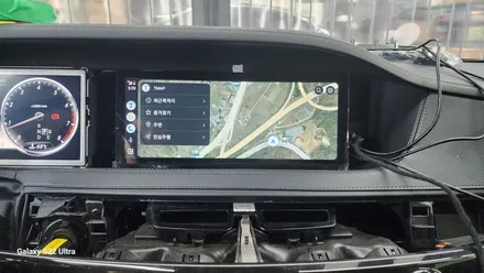 W222 S클래스 전기형 차량에 카플레이, 안드로이드오토가 없다면? / 성남,분당,판교