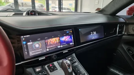 파나메라970 GTS 차량에 듀얼 안드로이드올인원 시공 / 서울 중랑