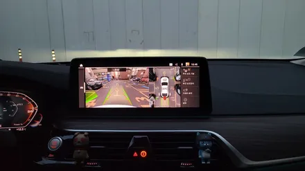 BMW 6GT 차량에 순정 어라운드뷰 시공 / 성남,분당,판교