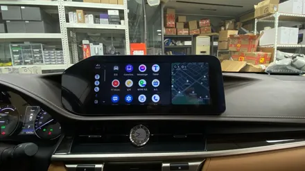 렉서스 ES LX UX GS 안드로이드 올인원 네비 시공으로 티맵 유튜브 넷플릭스 시청 가능 / 성남,분당,판교