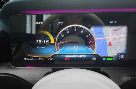 벤츠 E클래스 쿠페 계기판 AMG, 반자율주행확장 코딩 / 성남,분당,판교