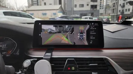 BMW 6GT 차량에 순정 서라운드뷰 (어라운드뷰) 시공 / 서울 중랑