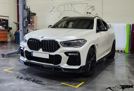 청주 7000RPM 랩핑샵 BMW X6 3M2080 사틴블랙 재시공 / 청주, 오창, 진천, 세종, 대전, 천안