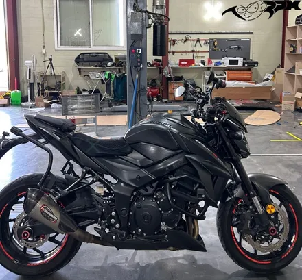 청주 랩핑 스즈키 GSX-S 750 레드 크롬 전체랩핑 / 청주, 오창, 진천, 세종, 대전, 천안