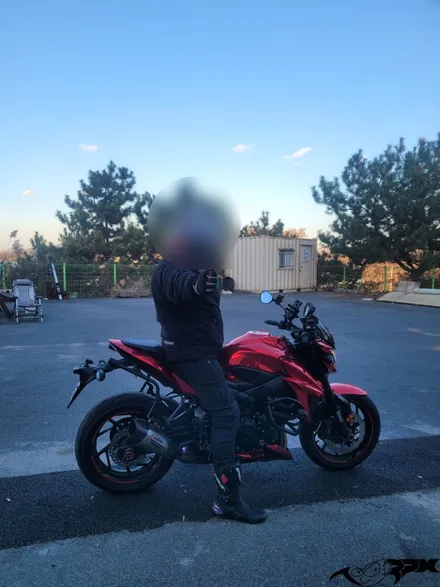 청주 랩핑 스즈키 GSX-S 750 레드 크롬 전체랩핑 / 청주, 오창, 진천, 세종, 대전, 천안