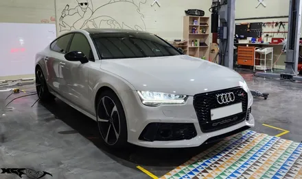 청주 7000RPM 랩핑전문점 아우디 RS7 3M2080 스톰그래이 전체랩핑 시공기 / 청주, 오창, 진천, 세종, 대전, 천안