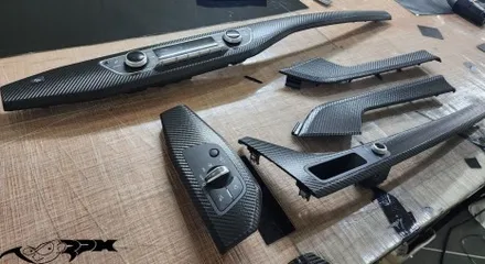청주랩핑 7000rpm 아우디 A4 3m2080 사틴 블랙 전체랩핑 시공 / 청주, 오창, 진천, 세종, 대전, 천안