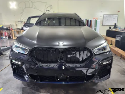 청주 7000RPM 랩핑샵 BMW X6 3M2080 사틴블랙 재시공 / 청주, 오창, 진천, 세종, 대전, 천안