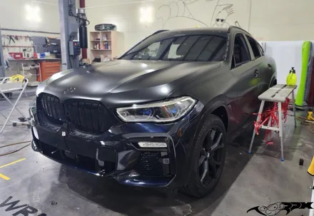 청주 7000RPM 랩핑샵 BMW X6 3M2080 사틴블랙 재시공 / 청주, 오창, 진천, 세종, 대전, 천안