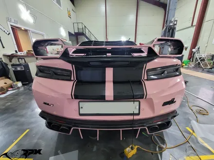 청주랩핑샵 7000rpm 쉐보레 카마로 글램 베이비핑크 전체시공 / 청주, 오창, 진천, 세종, 대전, 천안