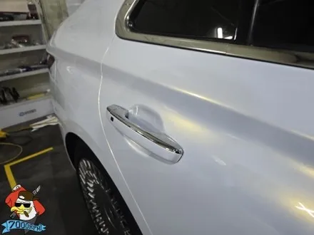 청주 랩핑샵 7000rpm 제네시스 g90 맥스 화이트 골드 펄 전체 랩핑 시공기 / 청주 남촌동