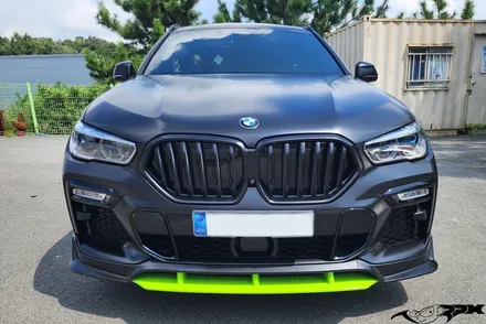 청주 7000RPM 랩핑샵 BMW X6 3M2080 사틴블랙 재시공 / 청주, 오창, 진천, 세종, 대전, 천안