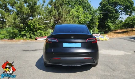 청주랩핑샵 7000rpm 테슬라 모델 Y 3M 사틴 블랙 전체시공 / 청주 남촌동