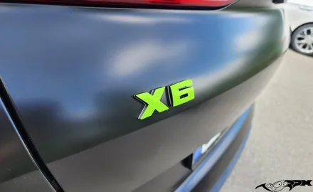 청주 7000RPM 랩핑샵 BMW X6 3M2080 사틴블랙 재시공 / 청주, 오창, 진천, 세종, 대전, 천안