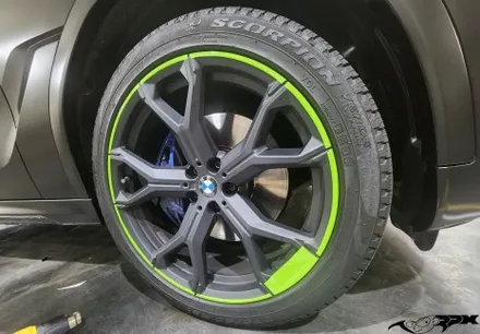 청주 7000RPM 랩핑샵 BMW X6 3M2080 사틴블랙 재시공 / 청주, 오창, 진천, 세종, 대전, 천안