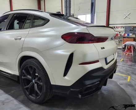 청주 7000RPM 랩핑샵 BMW X6 3M2080 사틴블랙 재시공 / 청주, 오창, 진천, 세종, 대전, 천안