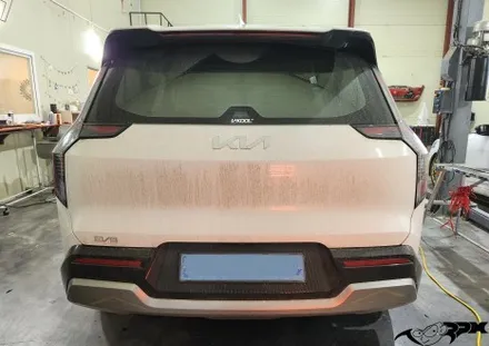 청주 랩핑 기아 ev9 크롬 딜리트(크롬 죽이기) 시공 7000 rpm / 청주, 오창, 진천, 세종, 대전, 천안