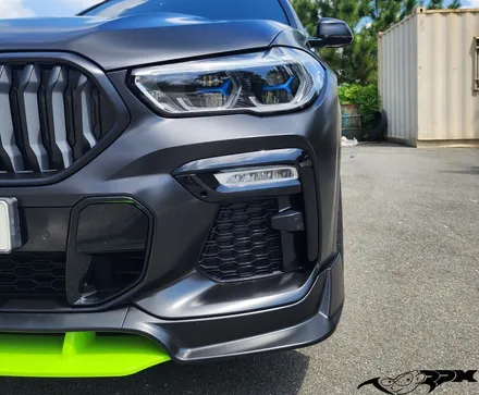 청주 7000RPM 랩핑샵 BMW X6 3M2080 사틴블랙 재시공 / 청주, 오창, 진천, 세종, 대전, 천안