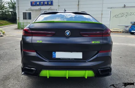 청주 7000RPM 랩핑샵 BMW X6 3M2080 사틴블랙 재시공 / 청주, 오창, 진천, 세종, 대전, 천안