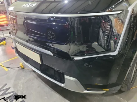 청주랩핑 7000rpm 기아 EV9 3M2080v 블랙 유광 크롬 죽이기 시공 / 청주, 오창, 진천, 세종, 대전, 천안