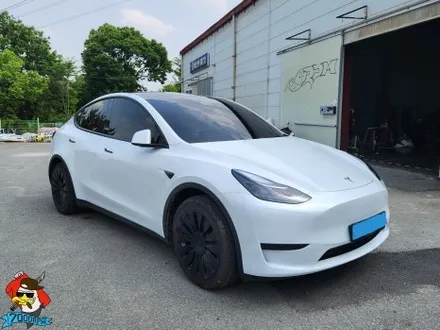 청주랩핑샵 7000rpm 테슬라 모델 Y 3M 사틴 블랙 전체시공 / 청주 남촌동