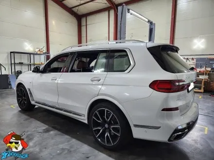 청주 랩핑샵 7000rpm bmw x7 3m2080 사틴블랙 전체랩핑 시공기 / 청주 남촌동