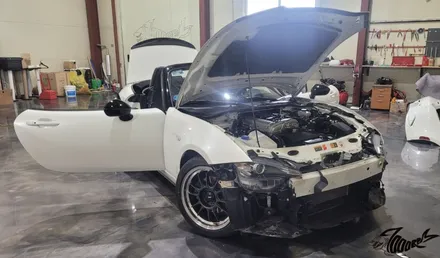 청주 마쯔다 mx-5 에이버리데니슨 고광택 유광카키그린 전체랩핑 (7000rpm) / 청주, 오창, 진천, 세종, 대전, 천안