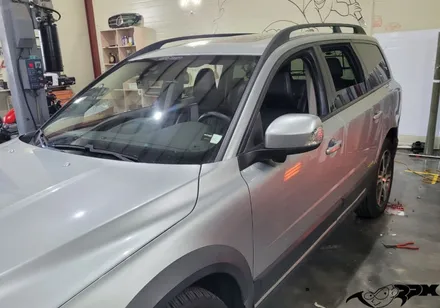 청주랩핑샵 7000rpm 볼보 XC70 유광 화이트 전체시공 / 청주, 오창, 진천, 세종, 대전, 천안
