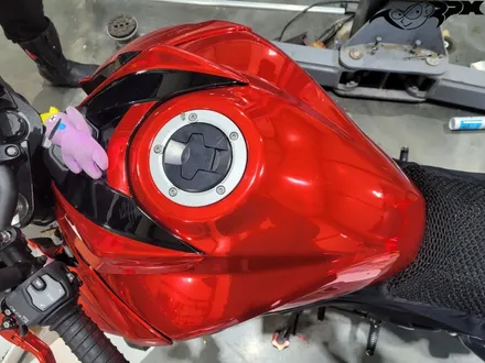 청주 랩핑 스즈키 GSX-S 750 레드 크롬 전체랩핑 / 청주, 오창, 진천, 세종, 대전, 천안