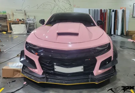 청주랩핑샵 7000rpm 쉐보레 카마로 글램 베이비핑크 전체시공 / 청주, 오창, 진천, 세종, 대전, 천안