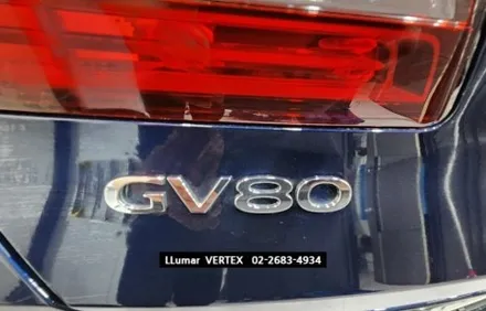 [루마썬팅 구로 고척점] 제네시스 GV80 \'재시공차량\' = 버텍스900 + 아이나비 블랙박스 QXD1 + PPF Film 3종세트 / 서울 구로구 고척동