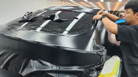 성남 컬러 PPF 벤츠 AMG GLE63s 사틴블랙 전체시공 / 경기 성남