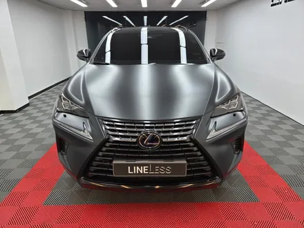 위례랩핑 렉서스 NX350h 사틴 블랙 메탈릭 전체 랩핑 / 경기 성남