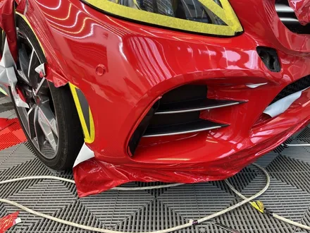 성남 랩핑 c43 amg 제거부터 재시공 시공기 라인리스 lineless / 경기 성남