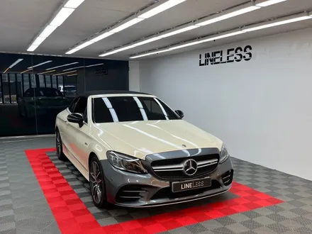 성남 랩핑 c43 amg 제거부터 재시공 시공기 라인리스 lineless / 경기 성남