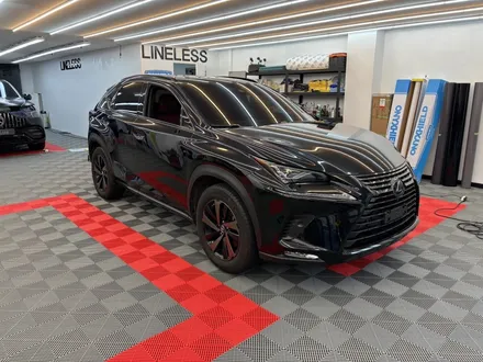 위례랩핑 렉서스 NX350h 사틴 블랙 메탈릭 전체 랩핑 / 경기 성남