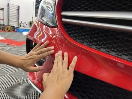 성남 랩핑 c43 amg 제거부터 재시공 시공기 라인리스 lineless / 경기 성남
